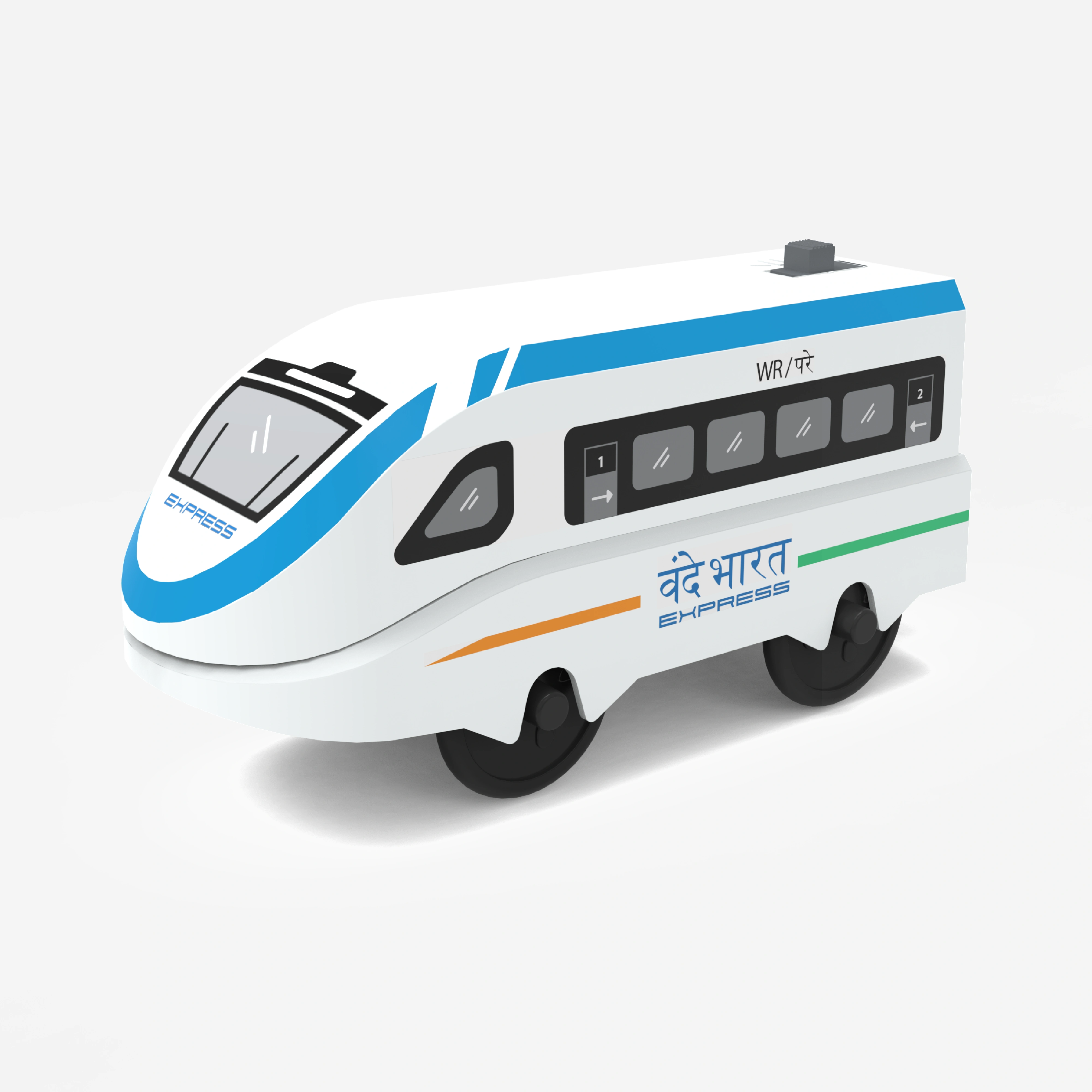 BOOGYWOOGY Vande Bharat Express Toy Train Set's TYPE-C Rechargeable Engine